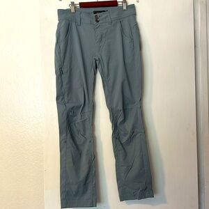 Womens Prana Halle pants, size 2, light green, straight leg